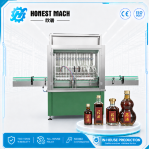 Automatic Liquor Filling Machine for Glass Bottles