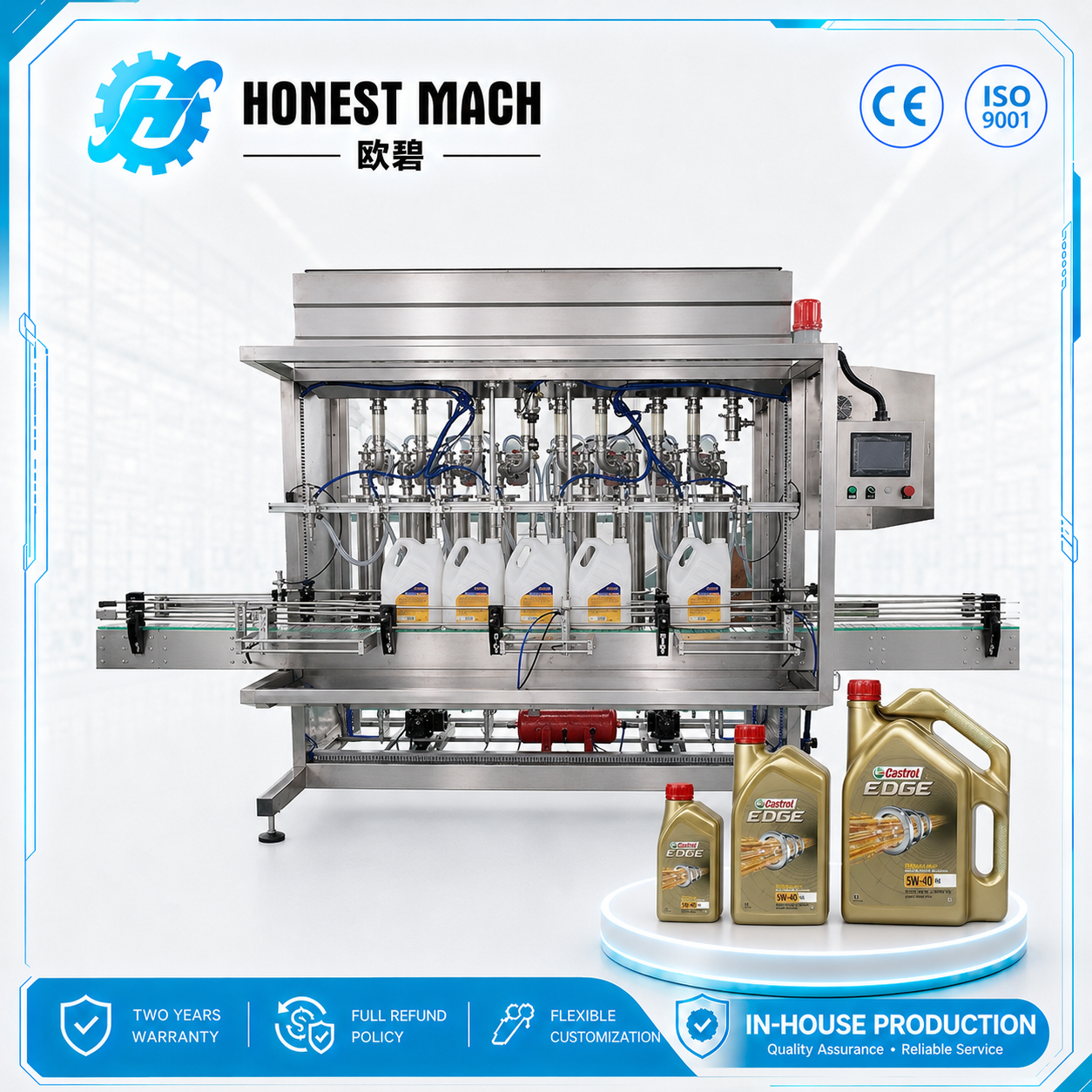 automatic-lubricant-oil-filling-machine Automatic Lubricant Oil Filling Machine Line