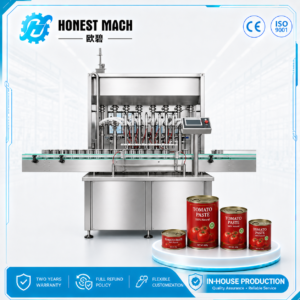 tomato paste tin can filling machine
