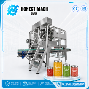 Automatic Popping Boba Filling and Packing Machine for Glass Jars