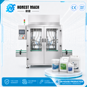 Automatic 20L Jerry Can Lubricant Oil Filling Machine