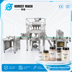 Automatic Salt Filling Machine for Glass Bottles