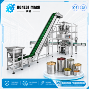 Automatic Multihead Weigher Beans Filling Machine for Tin Cans