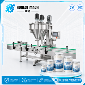 PET Can Powder Filling Machine for Food Powder Packaging