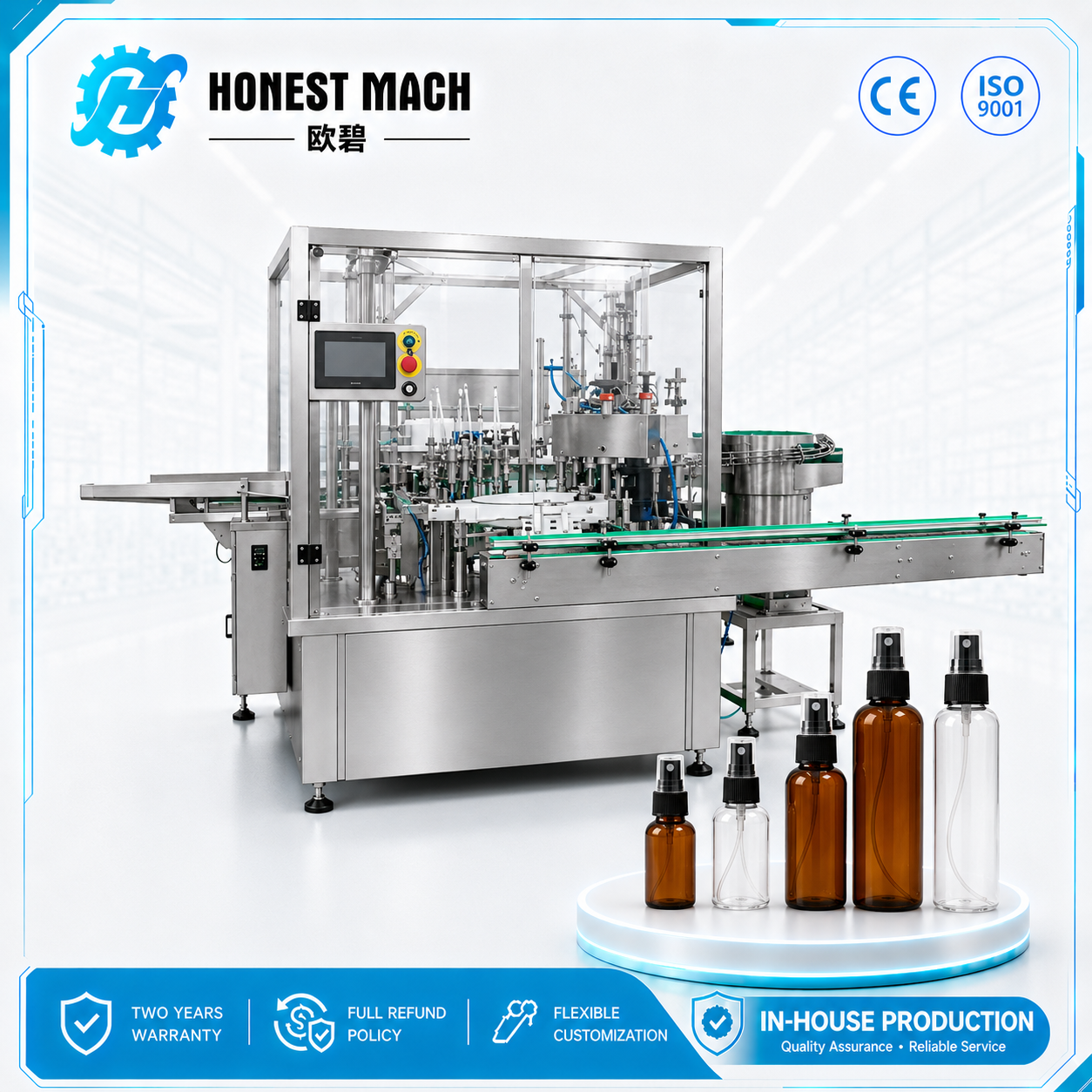 spray bottle filling machine spray bottle filling machine