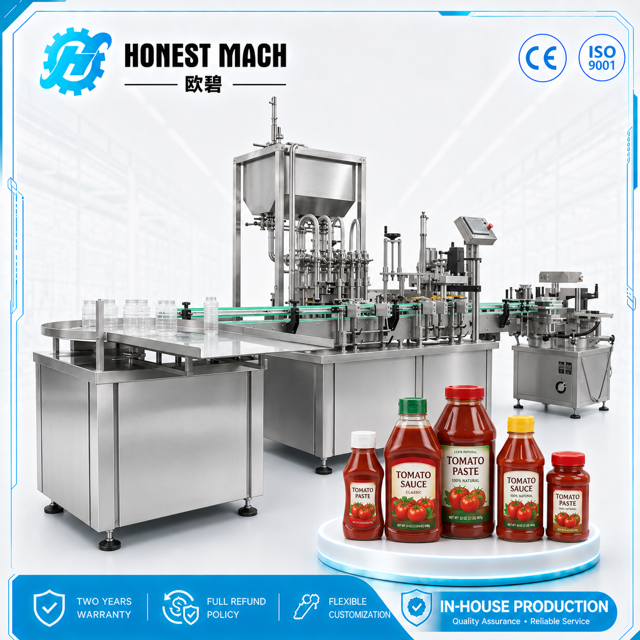 tomato paste filling machine tomato paste filling machine