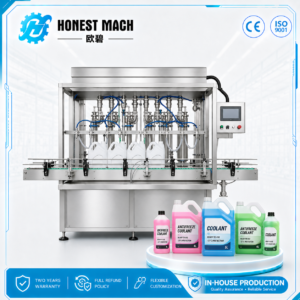 Automatic Antifreeze Filling Machine for Plastic Bottles