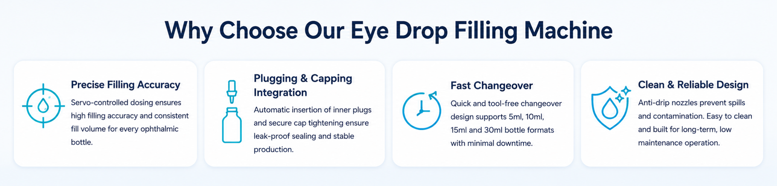 Why Choose Our Eye Drop Filling Machine