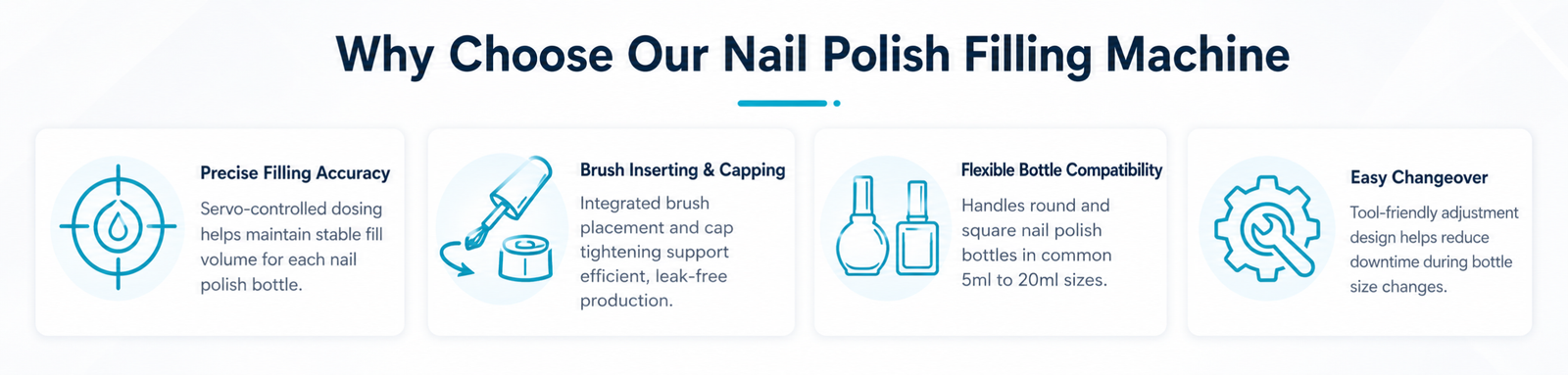 Why Choose Our Nail Polish Filling Machine