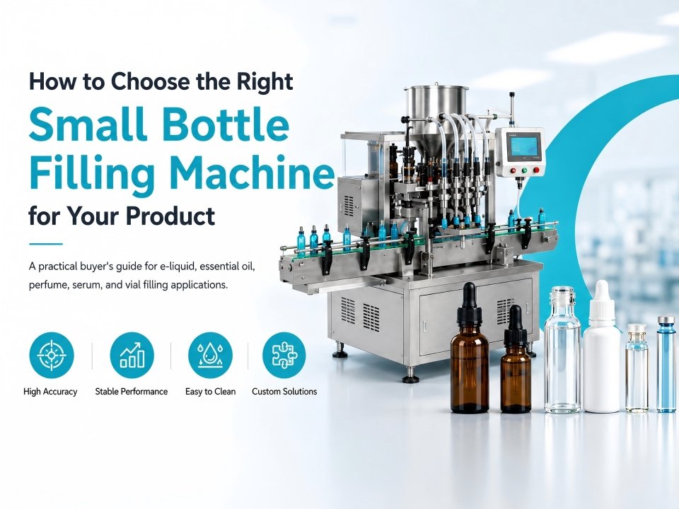 How to Choose the Right Small Bottle Filling Machine for Your Product