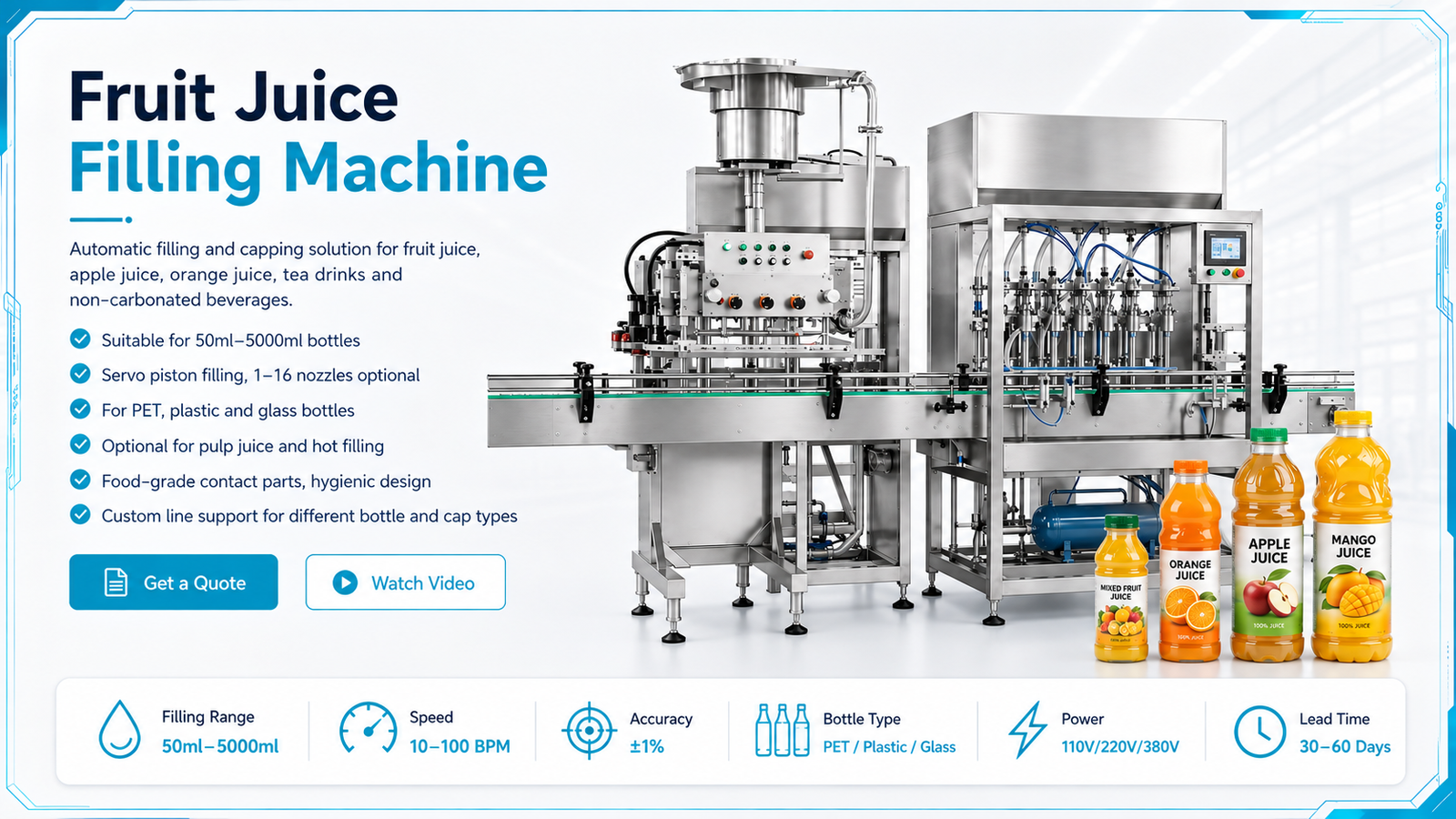 Automatic-fruit-juice-filling-machine