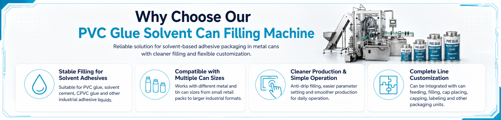 pvc-glue-solvent-can-filling-machine-features