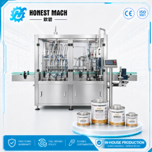 Automatic PVC Glue Filling Machine for Metal Cans